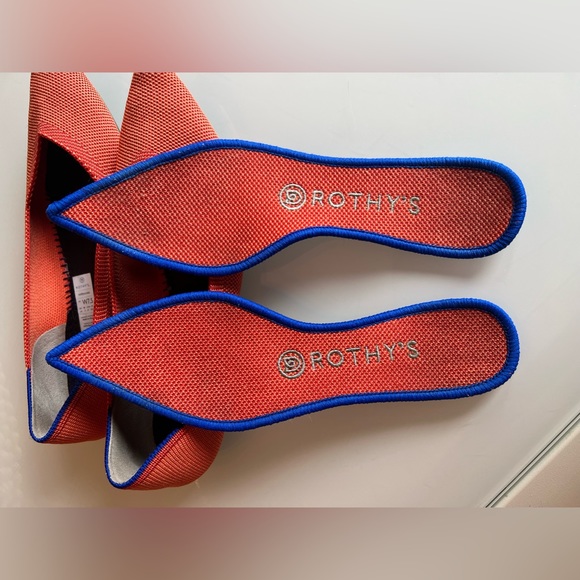 Rothy’s Persimmon Pointy Tow Flats - Picture 8 of 8